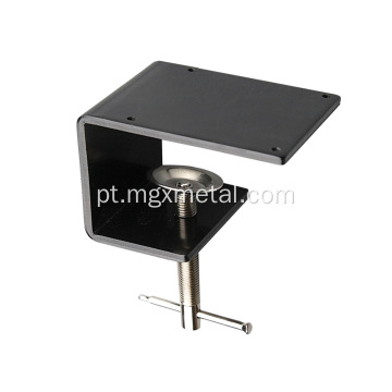 Braçadeira de mesa C para mesa de luz com revestimento em pó personalizado